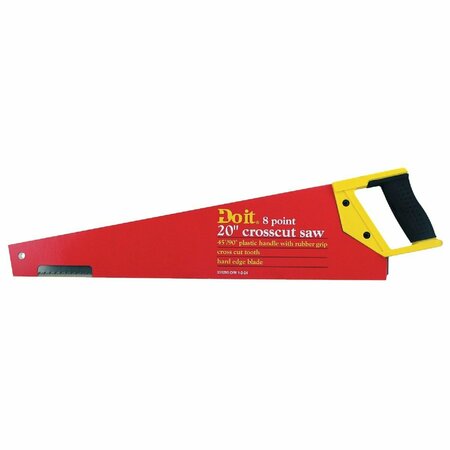 ALL-SOURCE 20 In. L. Blade 8 PPI Plastic Handle Hand Saw 262PL20R